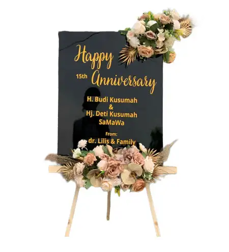 Papan Bunga Akrilik Watukelir